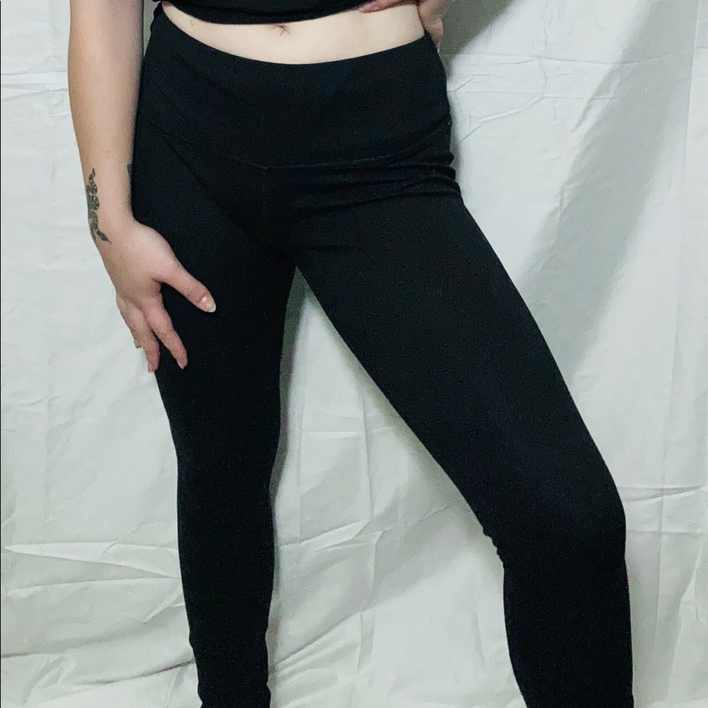 Black Stirrup Leggings